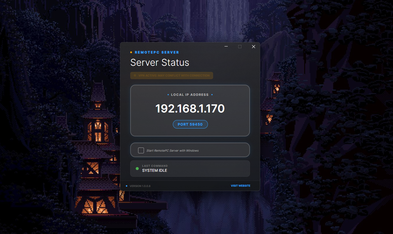 VPN interference with RemotePC